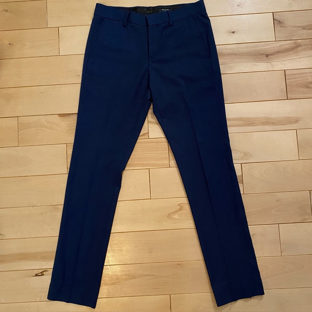 AS SEEN ON TV- RW&Co. Dark Blue slim men’s pants, size 31w - Picture 3 of 6